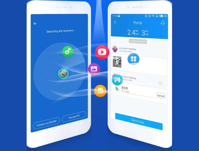 aplikasi transfer file foto dan video shareit