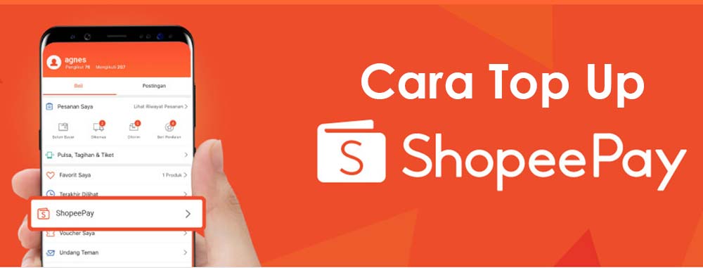 cara top up shopeepay