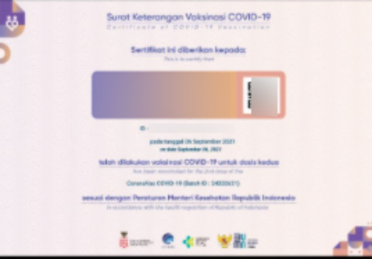 kartu vaksin