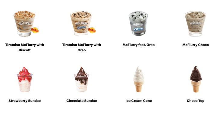 Harga Es Krim McDonald’s, Mulai Dari Es Krim Cone Sampai Es Krim McFlurry