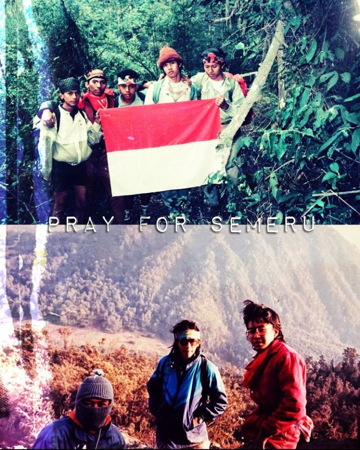 Gunung Semeru Meletus, Dewa 19 Unggah Foto Saat Naik Gunung Semeru