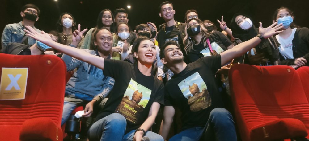 Begini Keseruan Nobar Film ‘Marley’ Bersama Tyas Mirasih Dan Tengku Tezi Di Malang