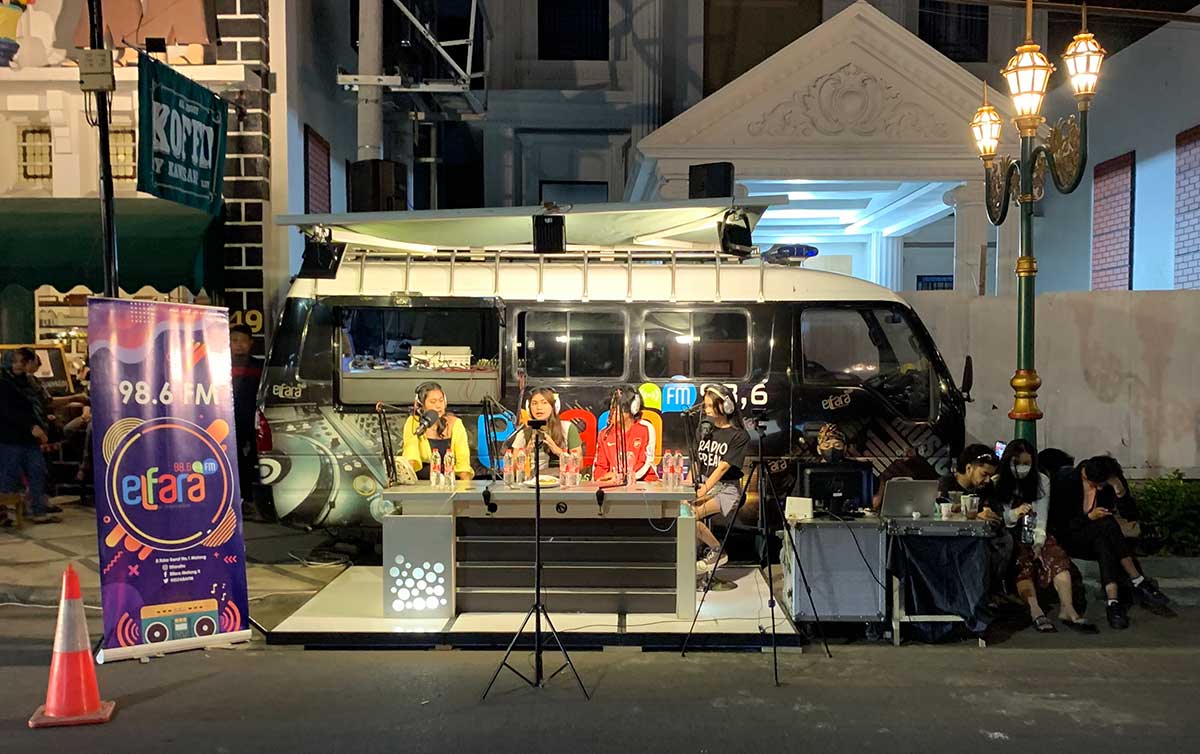 Kopdar OB Van Kayutangan dan Launching Program Baru Elfara FM