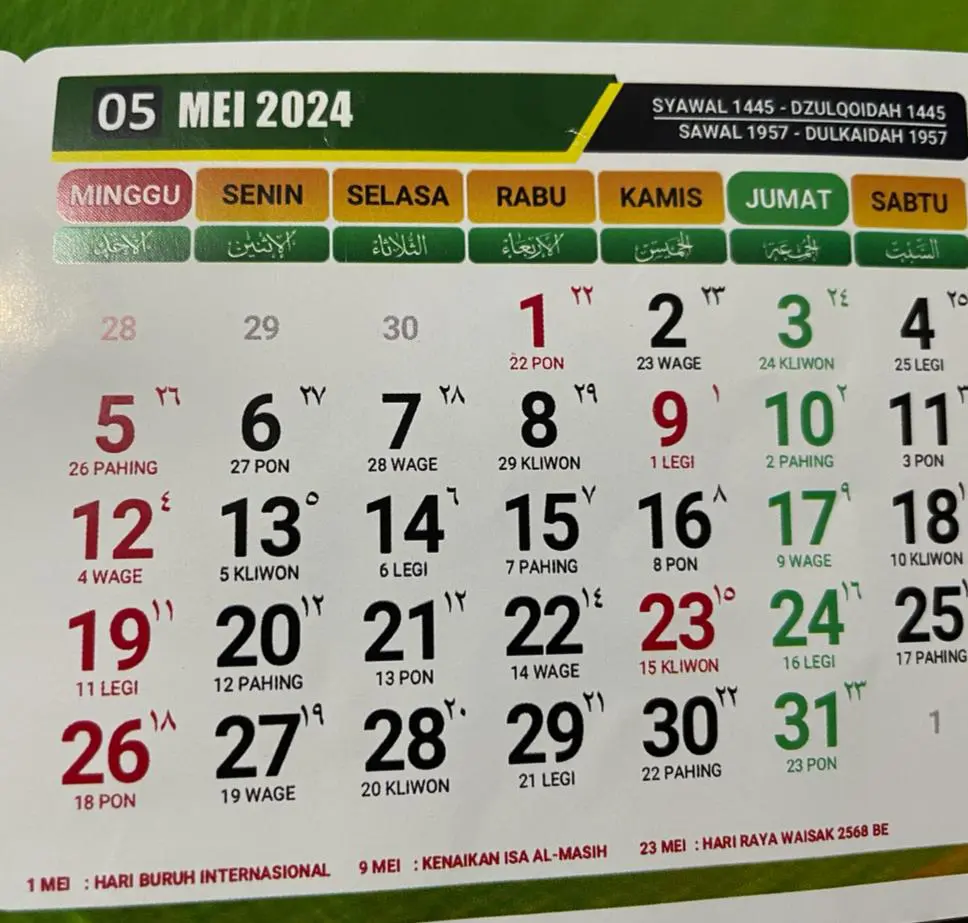 Tanggal Merah Mei 2024, Mulai Atur Cuti Lagi