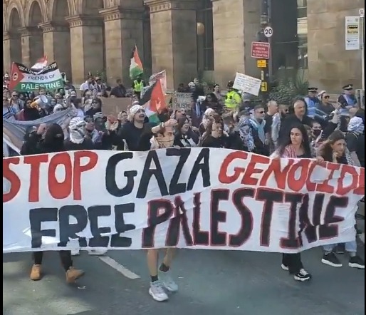 Aksi demonstrasi pembebsan negara Palestina dari jajahan Israel