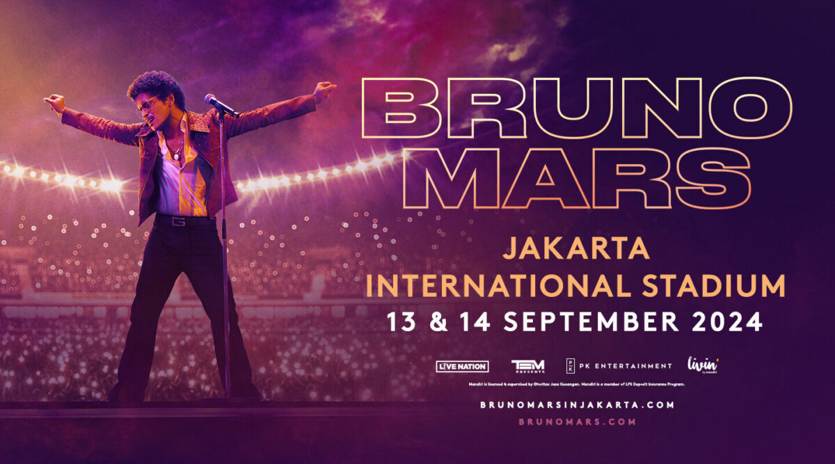 Harga Tiket dan Jadwal Penjualan Tiket Konser Bruno Mars di Jakarta