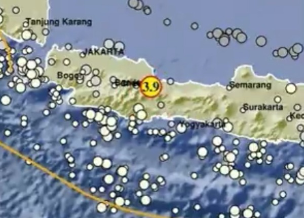 Gempa Hari Ini: Kabupaten Kuningan, Jawa Barat Diguncang Gempa Magnitudo 3,9