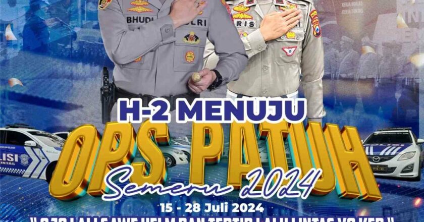 Ini 8 Sasaran Operasi Patuh Semeru 2024