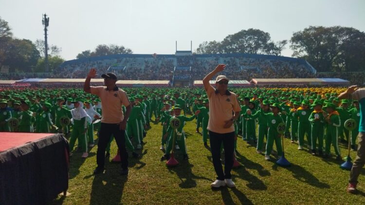 Gelaran HAN 2024 Disdikbud Kota Malang Dimeriahkan Ribuan Anak TK dan PAUD