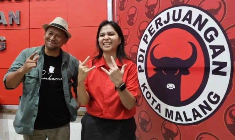 PDIP Kota Malang Resmi Usung Sam HC - Ganis Rumpoko di Pilkada Kota Malang 2024