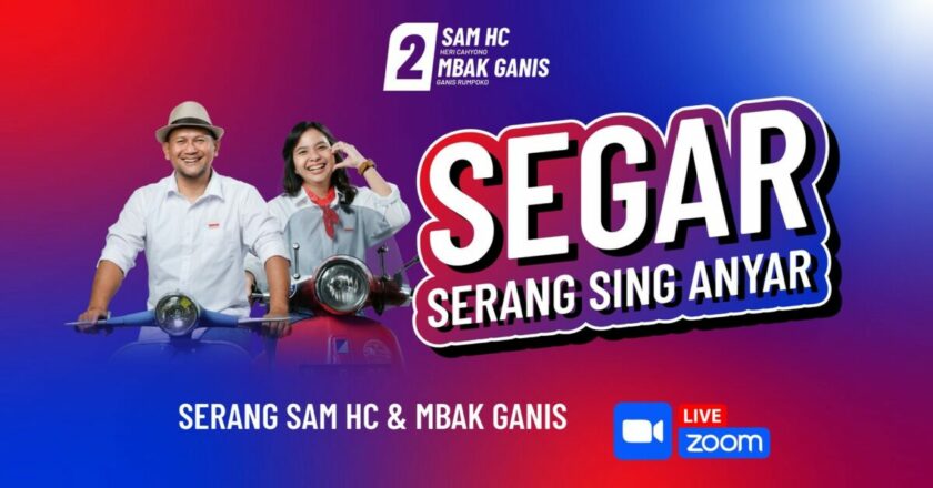 Paslon Nomer 2, Sam HC dan Mbak Ganis Rumpoko, Meluncurkan Program Kreatif SEGAR